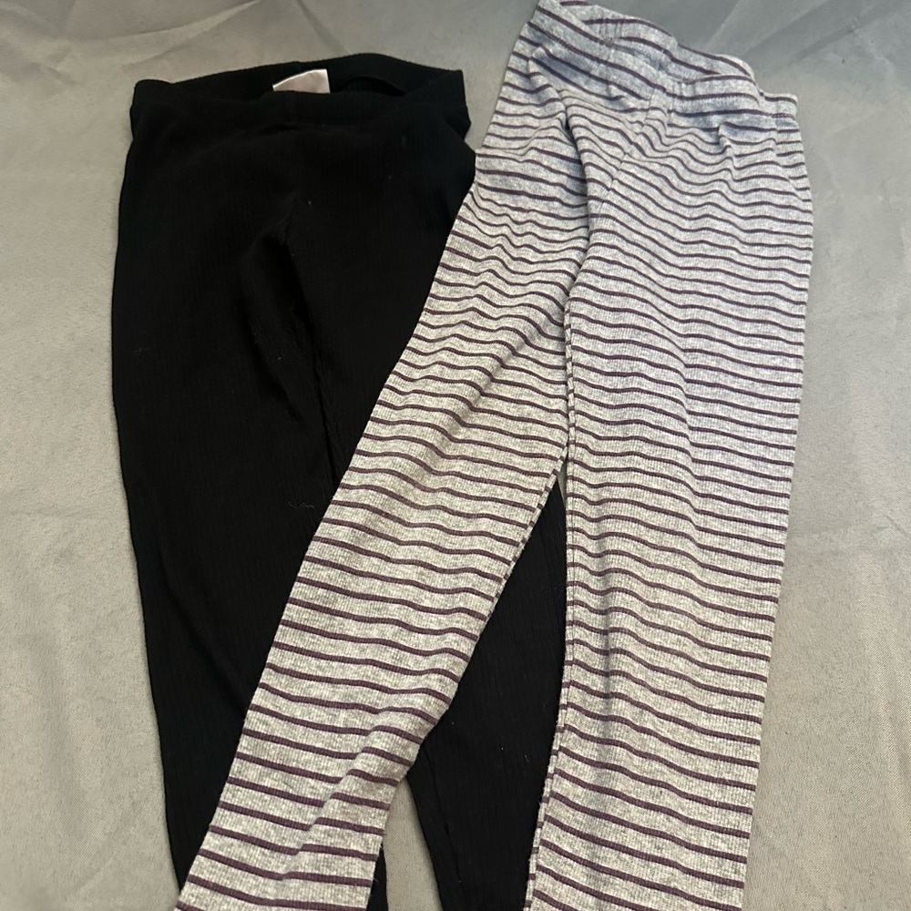 Children’s Black and Gray Leggings Set
